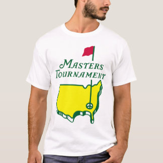 Camiseta Golf del negro del torneo del golf de los amos