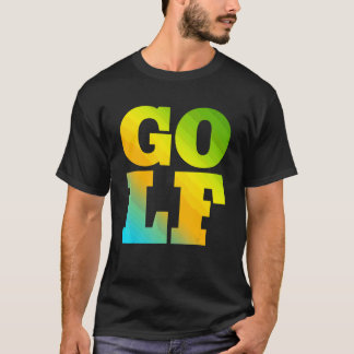 Camiseta Golf Diseñado Con Colores Naturales