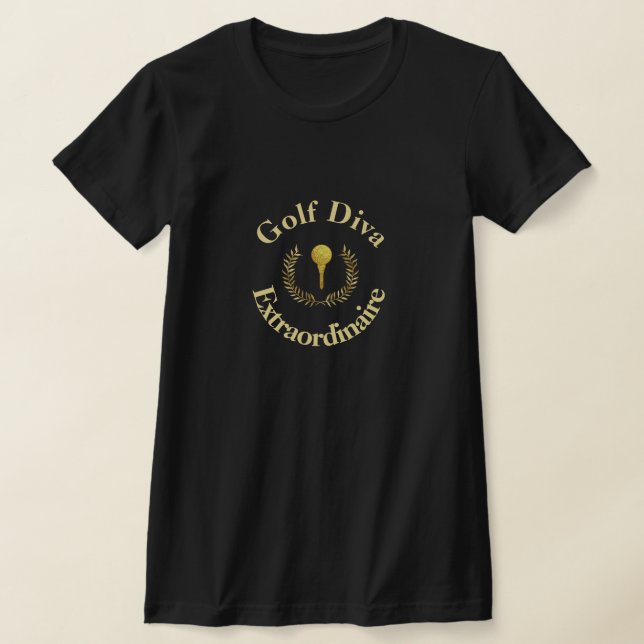 Camiseta Golf Diva Extraordinaire Gold Emblem T-Shirt (Distribución)