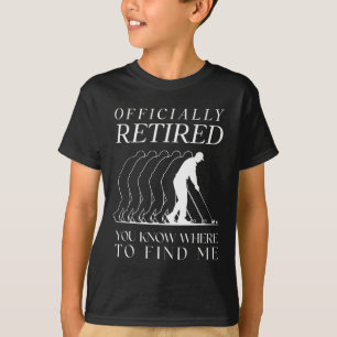 Camiseta Golf Divertido Golfista Oficialmente Retirado Golf