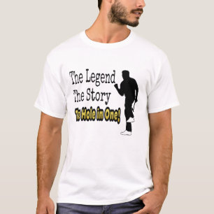 Camiseta Golf divertido la leyenda la historia el agujero