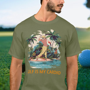 Camiseta Golf divertido tropical Golfer verano