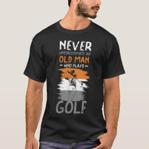 Camiseta golf divertidos clubs de golf deportes de cumpleañ