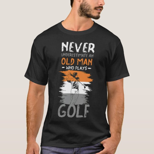 Camiseta golf divertidos clubs de golf deportes de cumpleañ (Anverso)