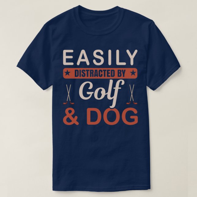 Camiseta Golf Dog Golf (Diseño del anverso)