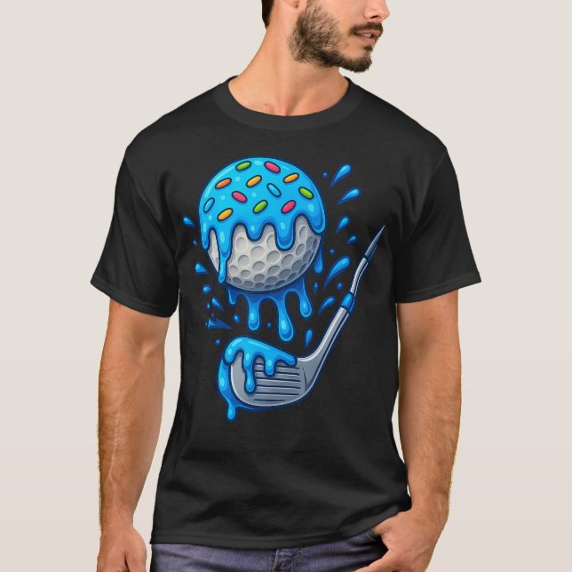 Camiseta Golf Drip Team Para Niños Helado (Anverso)