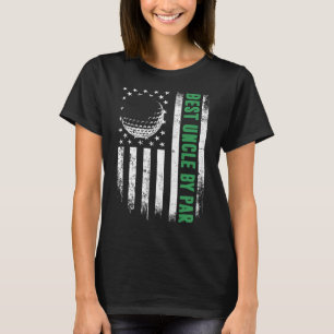 Camiseta Golf Ee.Uu. Bandera Americana Mejor Tío De Par
