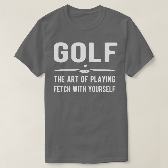 Camiseta Golf el arte de jugar a buscar contigo mismo (Diseño del anverso)