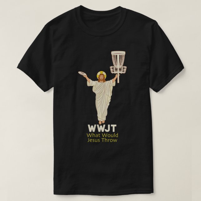 Camiseta Golf en disco ¿Por qué Jesús lanzaría a Frisbee di (Diseño del anverso)