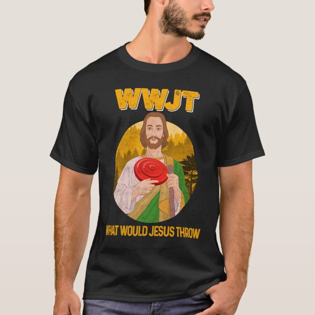 Camiseta Golf en disco ¿Qué lanzaría Jesús a los hombres de (Anverso)