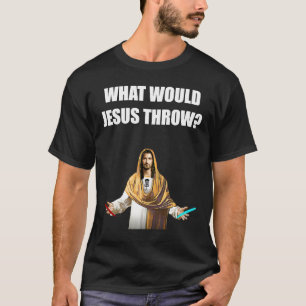 Camiseta Golf en disco ¿Qué lanzaría Jesús al golf de Frisb