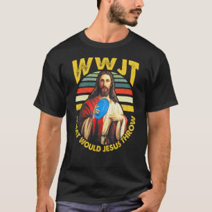 Camiseta Golf en disco Qué lanzaría Jesús Frisbee Golf WJT