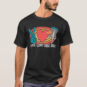 Camiseta Golf en disco , Tee de golf en disco, Reproductor