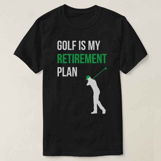 Camiseta Golf es mi plan de retiro Golfer Funny Golf Mom (Diseño del anverso)