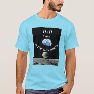 Camiseta Golf espacial del Día del Padre