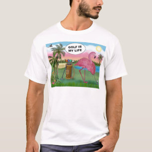 Camiseta Golf Flamingo - El golf es mi vida
