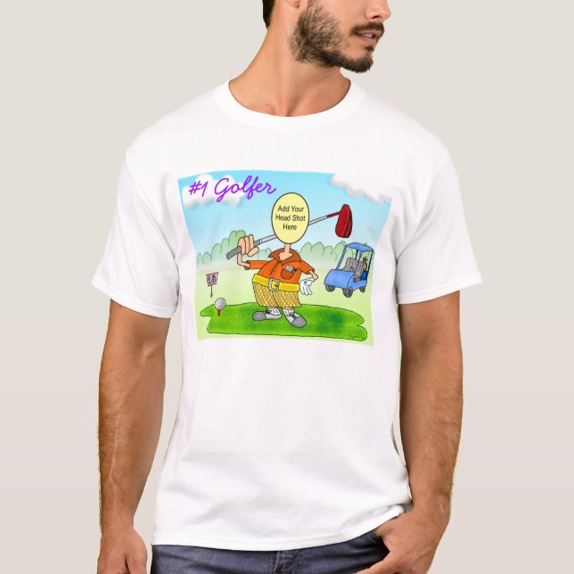 Camiseta Golf Funny Personalizado (Anverso)
