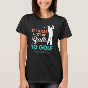 Camiseta Golf Gag Fun Vintage Golfing Balls Pun Chiste Golf