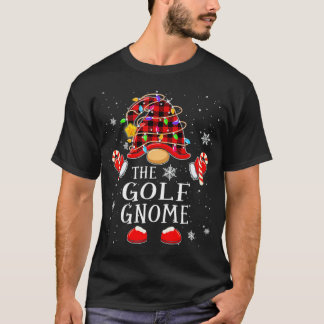 Camiseta Golf Gnome Mateo Family Sport Luces Xmas Pajam