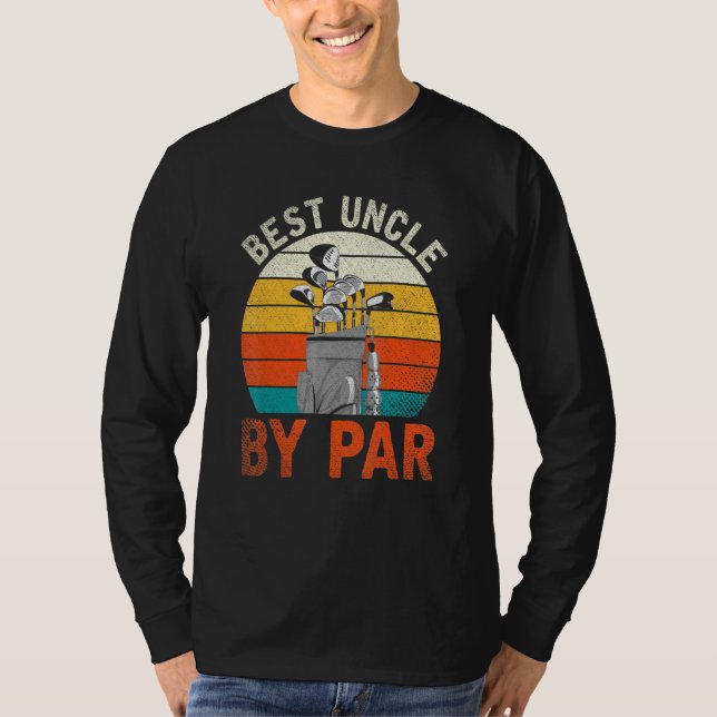 Camiseta Golf Golf Club Mejor Uncle By Par Retro G (Anverso)