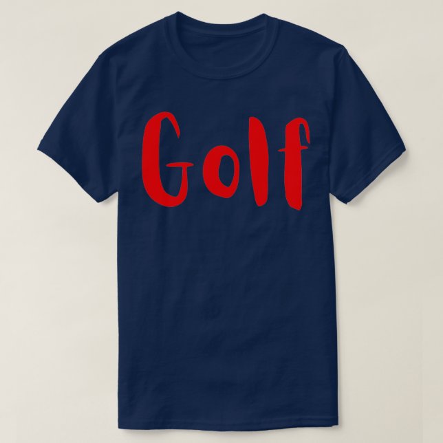 Camiseta Golf Golf Golf Cap Golf Golf 2 (Diseño del anverso)