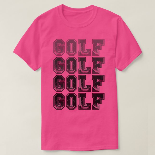 Camiseta Golf Golf Golf Design (Diseño del anverso)