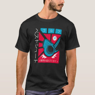 Camiseta Golf Golf Hobby Deporte Kanji Japonés