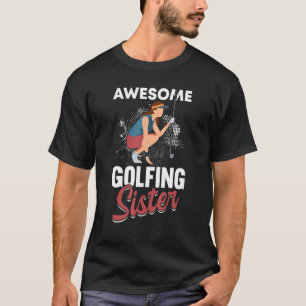 Camiseta Golf Golf Player Coach Golfer Sister