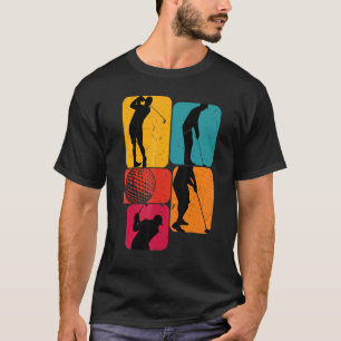 Camiseta Golf Golf Player Retro Design