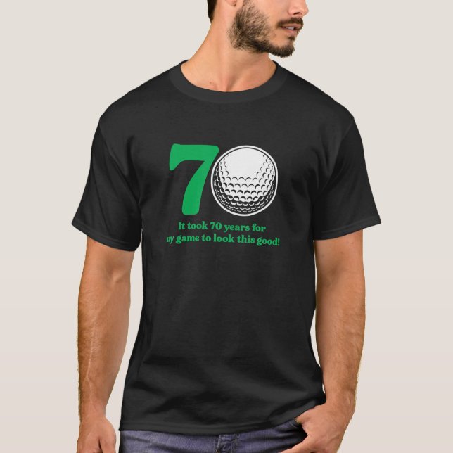 Camiseta Golf Golfer Golf de 70 años 1953 70º cumpleaños (Anverso)