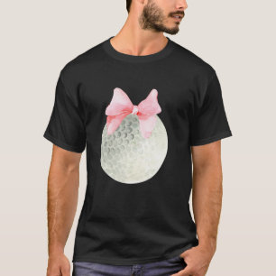 Camiseta Golf Golfer Pow Rosa Coquette Preppy Pla Estética