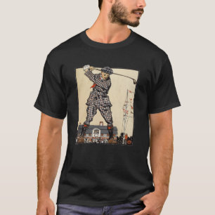 Camiseta Golf Golfer Vintage Antiguo Golfing