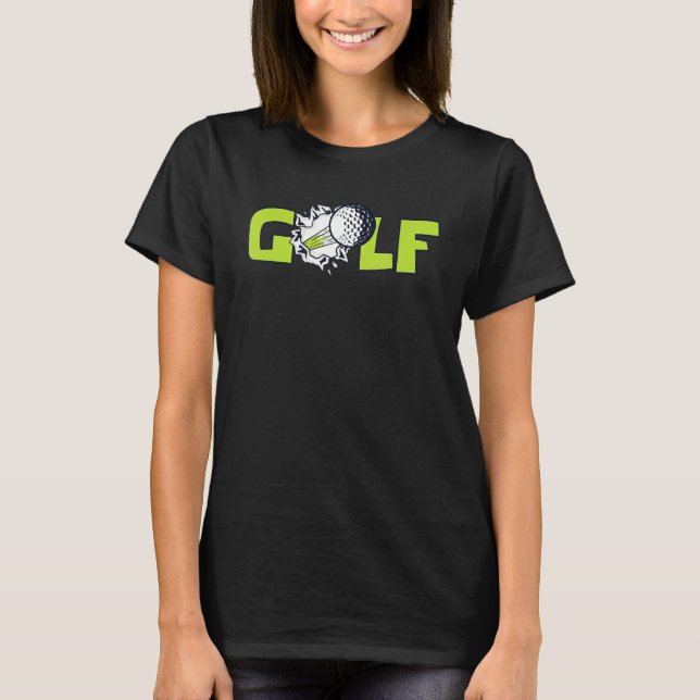 Camiseta Golf Golfing Legend Player Pro Golfer Fan Trainer (Anverso)