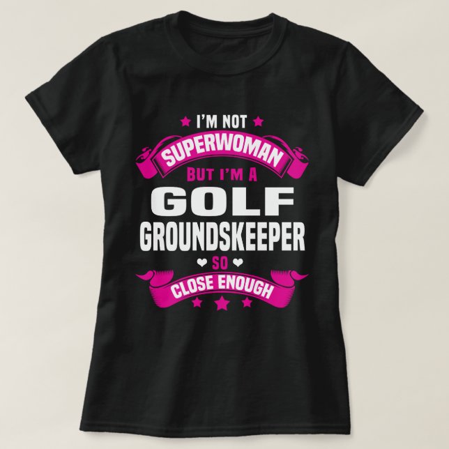 Camiseta Golf Groundskeeper (Diseño del anverso)