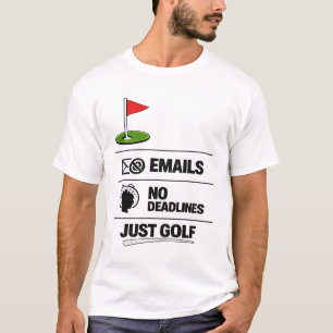 Camiseta Golf Jubilado Golfista a Tiempo Completo