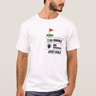 Camiseta Golf Jubilado Golfista a Tiempo Completo
