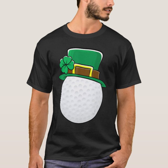 Camiseta Golf Leprechaun Funny Lucky St Patricks Day 2020 D (Anverso)
