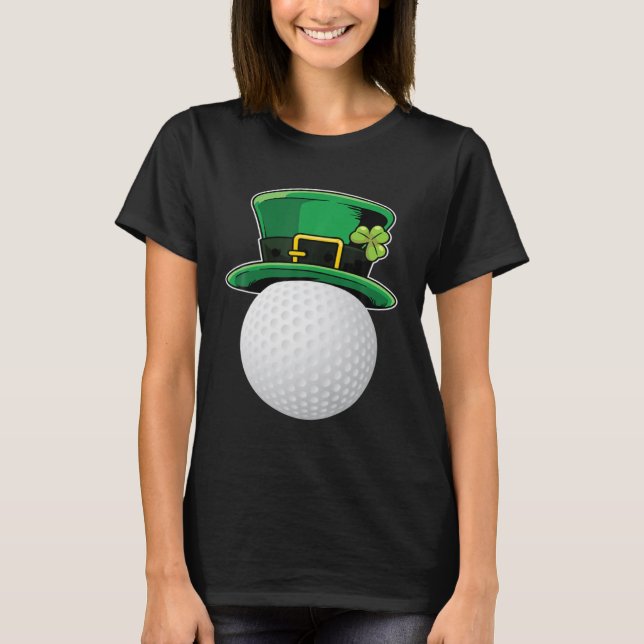 Camiseta Golf Leprechaun Gorra irlandés St Patrick (Anverso)