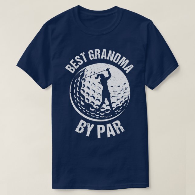 Camiseta Golf Lover Best Grandma By Par I (Diseño del anverso)