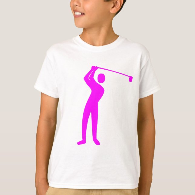 Camiseta Golf: Magenta (Anverso)
