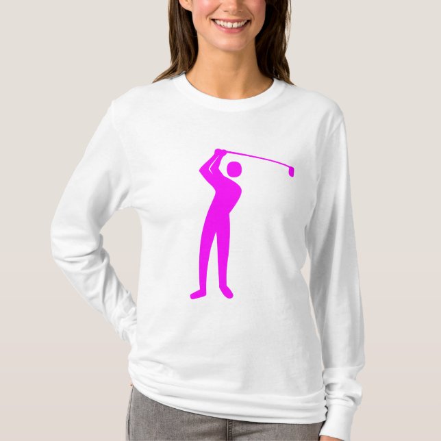 Camiseta Golf: Magenta (Anverso)