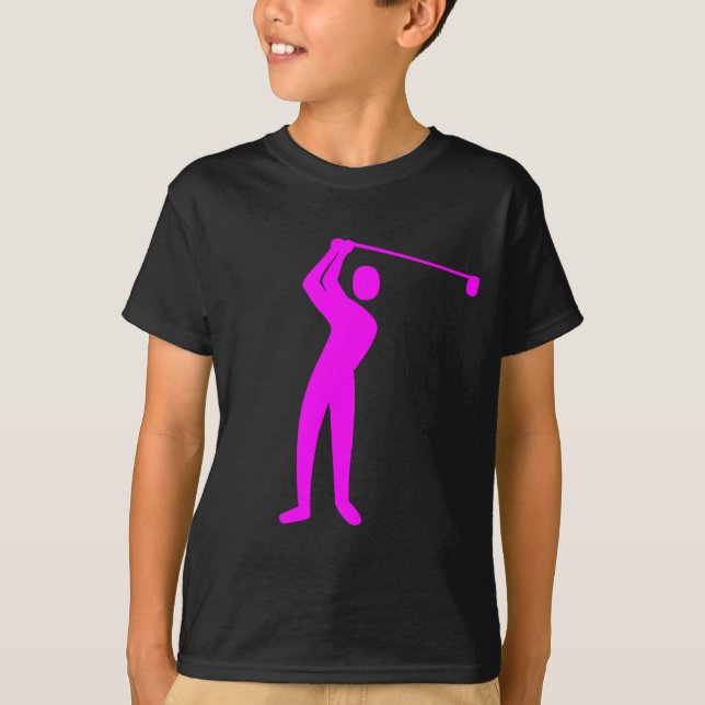 Camiseta Golf: Magenta (Anverso)