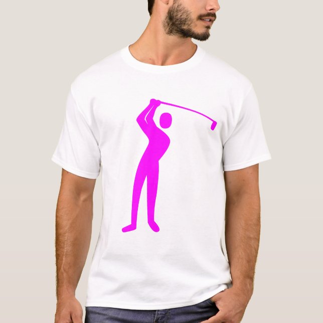 Camiseta Golf: Magenta (Anverso)
