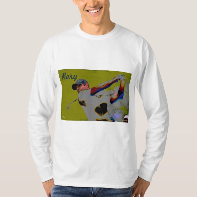 Camiseta golf manche longue à l'effigie de Rory McIlroy (Anverso)