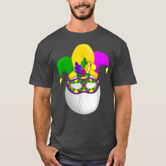 Camiseta Golf Mardi Gras Carnaval Máscara Jester Gorra Golf