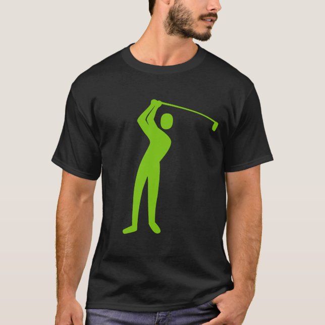 Camiseta Golf: Martian Green (Anverso)