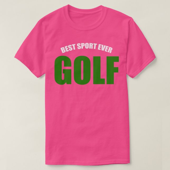 Camiseta Golf Mejor Deporte de la Historia (Diseño del anverso)