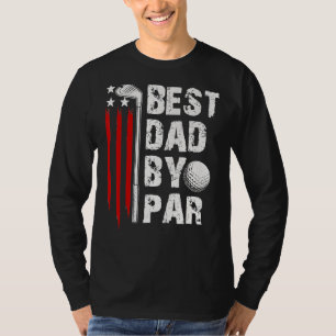 Camiseta Golf Mejor Papá Por Par Daddy Golfer Fa Bandera Am