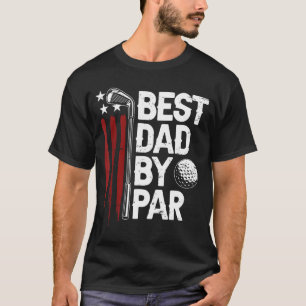 Camiseta Golf Mejor Papá Por Par Daddy Golfer Fa Bandera Am