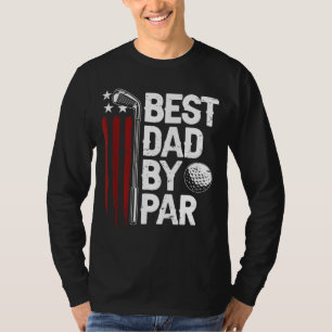Camiseta Golf Mejor Papá Por Par Daddy Golfer Fa Bandera Am